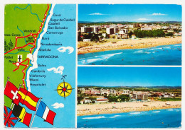 CPSM / CPM 10.5 X 15 Espagne (83) Costa Dorada Tarragona  TORREDEMBARRA  Vues Aériennes  Les Plages - Tarragona