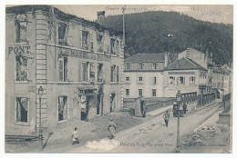 CPA 9 X 14 Vosges Guerre 1914-1915 "RAON L'ETAPE Les Vandales Sont Passés" Texte Blanchi  Hôtel Du Pont Le Grand Pont - Raon L'Etape