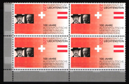 Liechtenstein 1935 Postfrisch Als Eckrandviererblock #JE313 - Other & Unclassified
