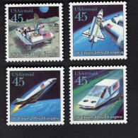 359634199  1989 SCOTT C122 - C125 (**) POSTFRIS MINT NEVER HINGED - SET 20 TH UPU CONGRESS FUTURISTIC MAIL DELIVERY - 3b. 1961-... Nuovi