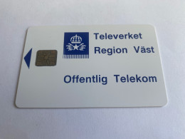 - 1 - Sweden Televerket Region Väst Offentlig Telecom - Schweden