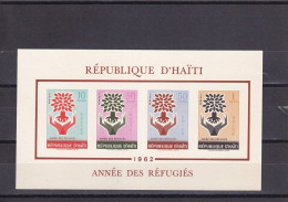 SA06b Haiti 1962 Airmail - World Refugee Year Minisheet Imperforated - Haití