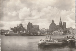 0-2300 STRALSUND, Hafen, Binnenfrachtschiff, 1966 - Stralsund