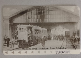 TESSERA "ATCMultibus - MODENA" Con Immagine MODENA 1901 - Stazione Rete Adriatica - Autres & Non Classés