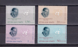 SA06b Haiti 1963 Dag Hammarskjold Commemoration Airmail Mint Stamps - Haití