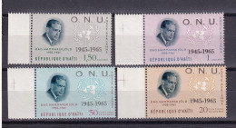 SA06b Haiti 1965 Airmail 20th Anniv Of U.N Overprinted Mint Stamps - Haïti