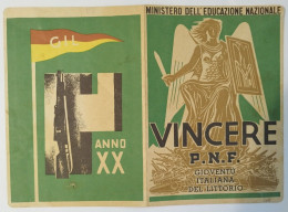 Bp37 Pagella Fascista Opera Balilla Ministero E.nazionale Molfetta Bari 1942 - Diplomas Y Calificaciones Escolares