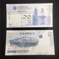 China Banknote Collection ，20th Anniversary Of Hong Kong's Return， Commemorative Fluorescence Test Note，UNC - Cina