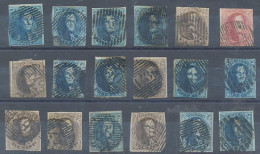 TIMBRE  ZEGEL STAMP  BELGIQUE PETIT LOT DE  18  CLASSIQUES - Autres & Non Classés