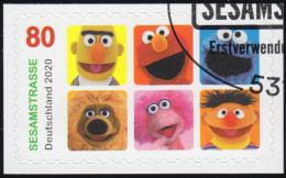 3534 Sesamstraße, Selbstklebend Auf Neutraler Folie, O - Used Stamps