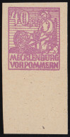 40ya U Abschiedsserie 40 Pf. UNGEZÄHNT Postfrisch ** - Nuovi