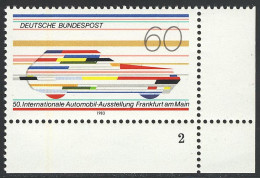 1182 Automobilausstellung ** FN2 - Neufs