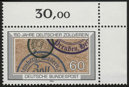 1195 Zollverein ** Ecke O.r. - Ongebruikt