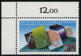 1187 Geodäsie Und Geophysik ** Ecke O.l. - Unused Stamps