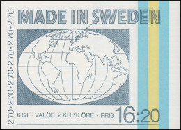 Markenheftchen 99 Schwedische Technik, ** Postfrisch - Unclassified