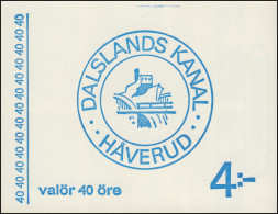 Markenheftchen Dalsland-Kanal 10x 599D, ** Postfrisch - Unclassified