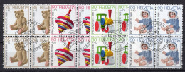 T3057 - SUISSE SWITZERLAND Yv N°1260/63 Pro Juventute Bloc - Used Stamps