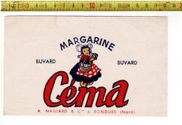 SOLDE 2015 - BUVARD - MARGARINE CEMA - A. MAILLARD BONDUES - Lattiero-caseario