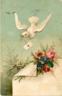 ILLUSTRATION  THEME OISEAUX - COLOMBE - Vögel