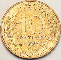 France - 10 Centimes 1998, KM# 929 (#4247) - 10 Centimes