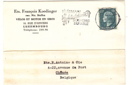 Luxembourg - Carte Postale De 1956 - Oblit Luxembourg - - Storia Postale