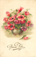  CPA FLEURS - BELLE ILLUSTRATION - BONNE FETE - Fleurs