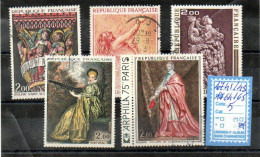 FRANCE OBLITERE - N° 1741/43+1764/65 - Used Stamps