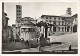 ITALIE  - Arezzo - Plazza Grande - Abside Della Pieve - Vue Générale - Animé - Carte Postale Ancienne - Arezzo