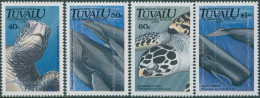 Tuvalu 1991 SG605-608 Endangered Marine Life Set MNH - Tuvalu
