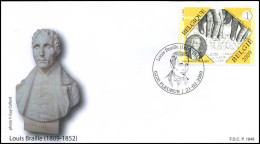 3879 - FDC - Louis Braille P1649 - 2001-2010