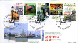 3904/08 - FDC - Antverpia 2010 : Artistiek Antwerpen P1659 - 2001-2010