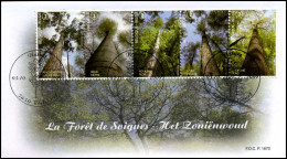 3951/55 - FDC - De Bomen Van Het Zonienwoud P1670 - 2001-2010