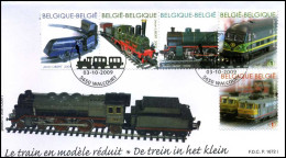 3958/67 - FDC - Miniatuurtreinen P1672I/II - 2001-2010