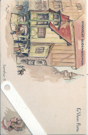 Illustrateur Alsace, Robida, Vieux Paris  Carrefour Saint Julien,  Expo 1900 - Robida