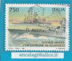 USATI ITALIA 1995 - Ref.0715E "AVVENIMENTI STORICI DELLA 2^ GUERRA" 1 Val. - - 1991-00: Usati