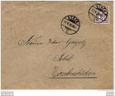 87 - 28 - Enveloppe  Avec Superbes Cachets à Date De Stäfa 1890 - Briefe U. Dokumente