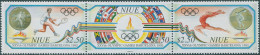 Niue 1992 SG734a Olympics Strip MNH - Niue