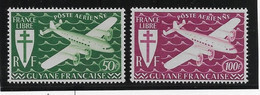 Guyane Poste Aérienne N°26/27 - Neufs ** Sans Charnière - TB - Unused Stamps