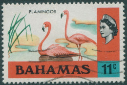 Bahamas 1971 SG368 11c QEII Flamingos FU - Bahama's (1973-...)