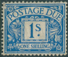 Great Britain Postage Due 1914 SGD8 1/- Blue MLH - Non Classificati
