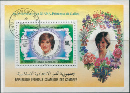Comoro Islands 1982 SG484 21st Birthday Of Princess Of Wales MS FU - Comores (1975-...)