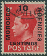 Morocco Agencies 1936 SG161 10c On 1d Red KEVIII FU - Bureaux Au Maroc / Tanger (...-1958)