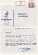 HELVETIA HOTEL DU GRAND ST BERNARD 1920 MARTIGNY LE 18 JUIN 1978 - Cartas & Documentos