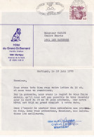 HELVETIA HOTEL DU GRAND ST BERNARD 1920 MARTIGNY LE 18 JUIN 1978 - Lettres & Documents