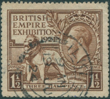 Great Britain 1924 SG431 1½d Brown KGV Exhibition FU - Unclassified