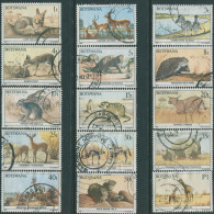 Botswana 1987 SG619-635 Animals (15) FU - Botswana (1966-...)