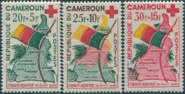 Cameroun 1961 SG280-282 Red Cross Fund Set MLH - Cameroon (1960-...)