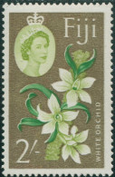 Fiji 1962 SG319 2/- Yellow-green, Green And Copper White Orchid QEII MNH - Fiji (1970-...)