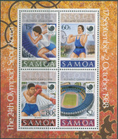 Samoa 1988 SG787 Olympic Games MS MNH - Samoa