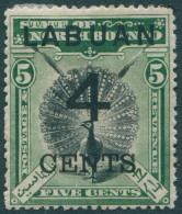 Malaysia Labuan 1904 SG129 4c On 5c Black And Green Lyrebird LABUAN Ovpt At Top - Straits Settlements